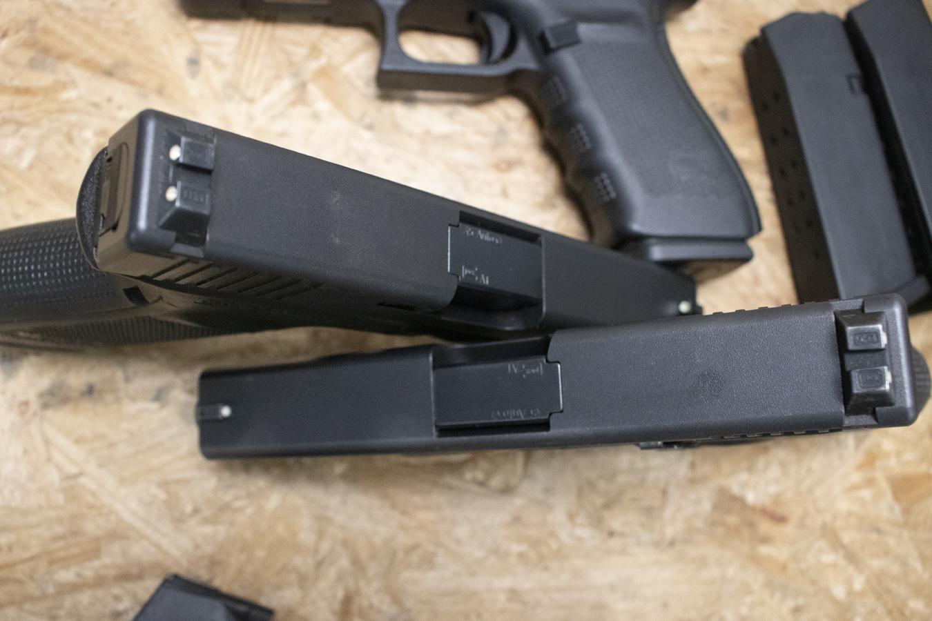 GLOCK 21 Gen4 45ACP Police Trade-In Pistols with Three Magazines